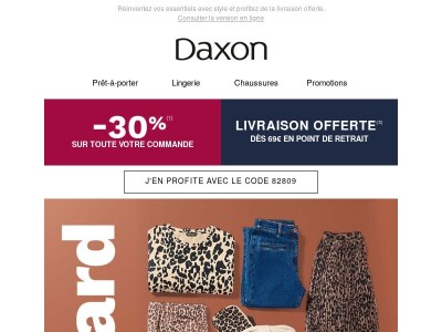 {{ lastname }} profitez de -30% sur les intemporels de la saison !