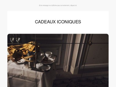 CADEAUX ICONIQUES