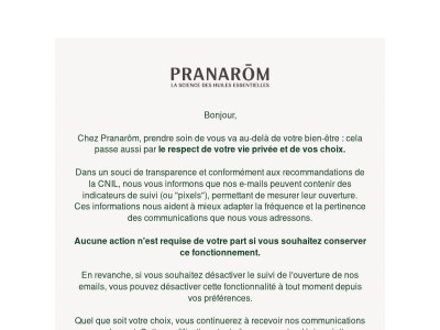 Information relative à vos emails