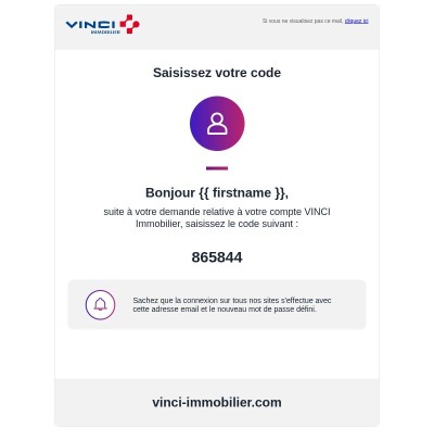 Saisissez votre code