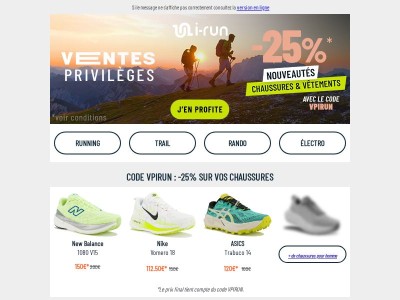 🚨 CODE VPIRUN -25% 🚨