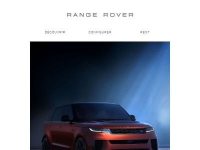 Les conditions Salon spéciales Range Rover