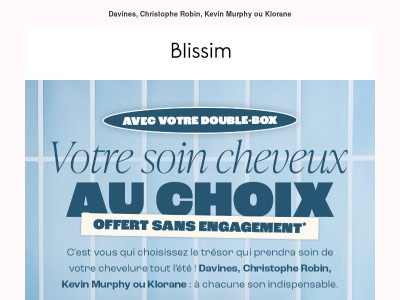 Un 🎁​ cheveux est dans votre double-box !