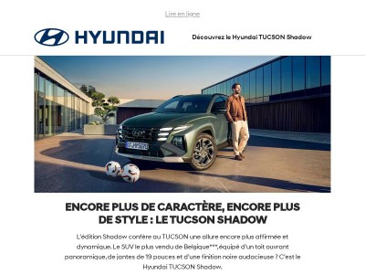 Découvrez le Hyundai TUCSON Shadow lors de nos portes ouvertes