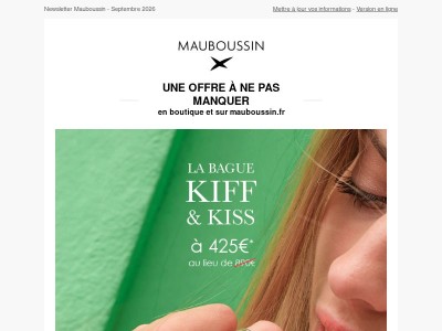 La bague Kiff & Kiss