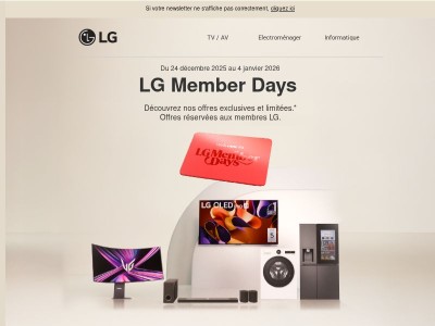 💥LG Members Days l L'année se termine en beauté