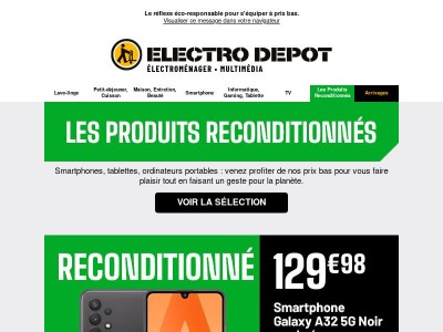 Passez au reconditionné : un choix malin et engagé ♻️
