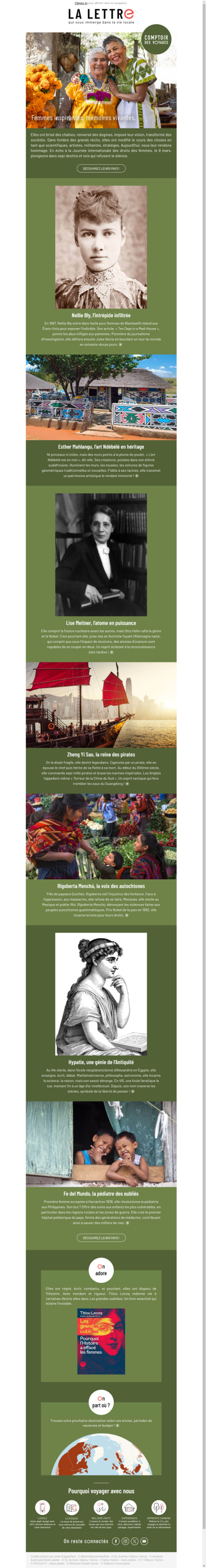 Femmes inspirantes, mémoires vivantes 🌍