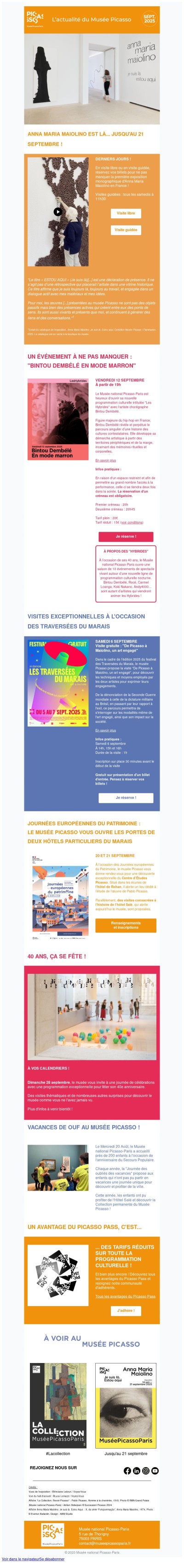 Lettre d'information Septembre 2025