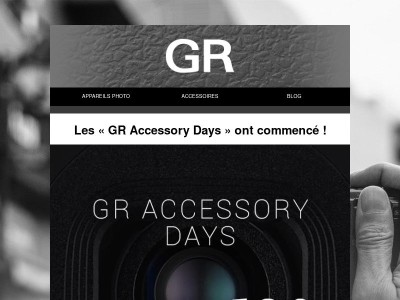 Les « GR Accessory Days » sont de retour : profitez de 10 % de réduction sur tous les accessoires