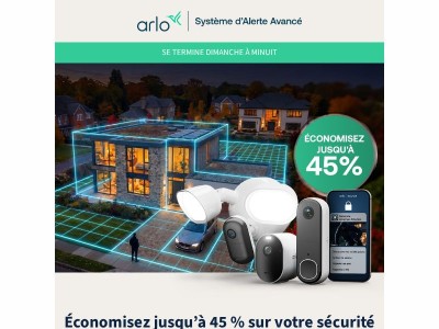 Ne passez pas à côté : jusqu'à 45 % de réduction jusqu'à ce soir