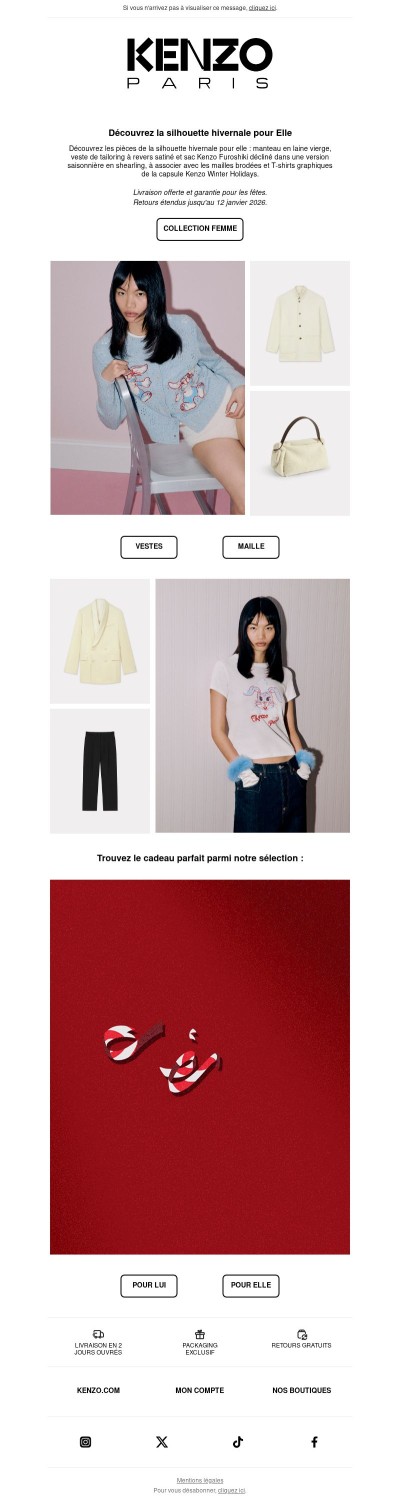 La silhouette hivernale