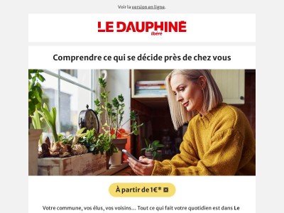 Ne ratez rien de ce qui se passe près de chez vous !