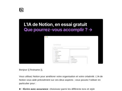 Essayez l’IA de Notion gratuitement