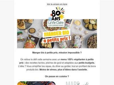 Manger BIO à petits prix !