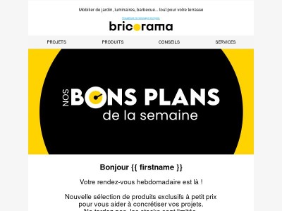 [NOS BONS PLANS DE LA SEMAINE] Anticipez pour vos moments à l'extérieur !