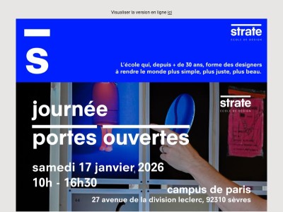 🔵 Journée Portes Ouvertes en janvier à Paris