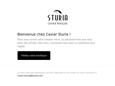 Confirmation du compte client