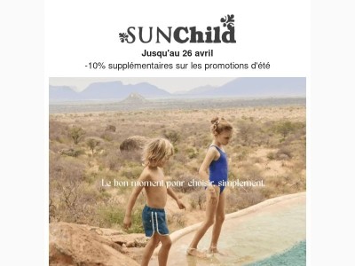-10% supplémentaires sur les promotions d'été