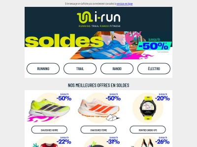 Soldes jusqu'à -50% sur vos indispensables