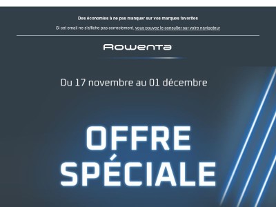 Notre offre spéciale Rowenta-Calor-Krups