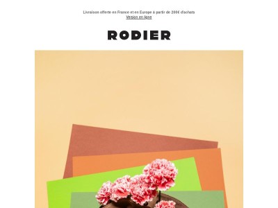 Votre confiance, l'engagement Rodier.