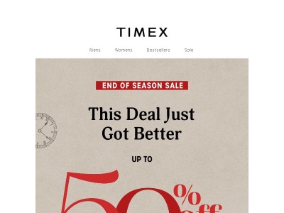 50% OFF | This Deal Just Got Better 🙌