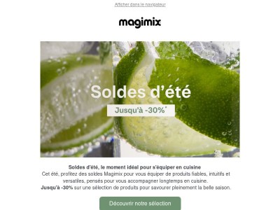 🌞 Soldes d'été chez Magimix