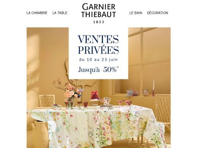 Le linge de table floral est à l’honneur !