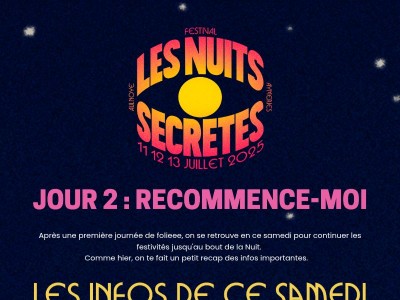 JOUR 2 : LES SOIRÉES DE SAMEDI SOIR 🎶