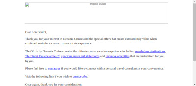 Welcome to Oceania Cruises