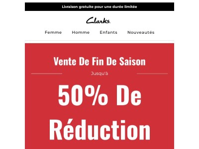 Jusqu’à –50% : les Soldes de Fin de Saison commencent maintenant! ⏰