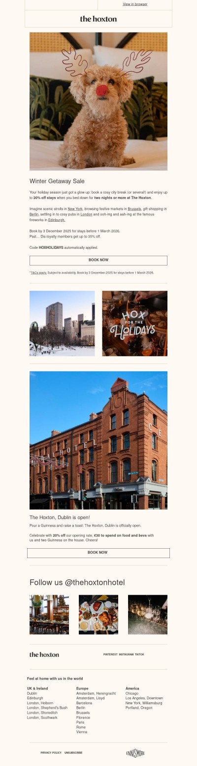 The Hoxton Winter Sale is here