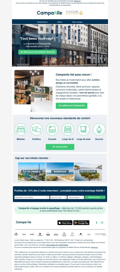 Du nouveau chez Campanile ✨