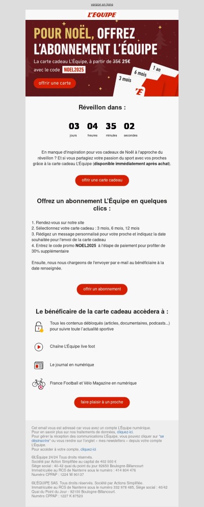 🎁 J-3 avant le réveillon