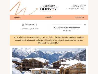 Mise à jour du compte de {{ firstname }} – Novembre : Glissez des points dans votre bas de Noël !