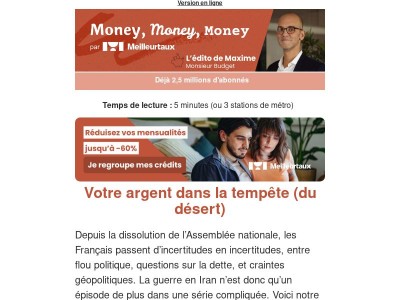 Inflation, guerre, marchés : où en est votre argent ?