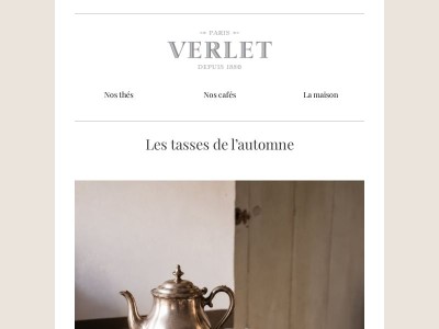 Cafés & thés d’automne, la sélection de la Maison