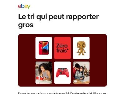 🎉 Faites de la place après Noël !