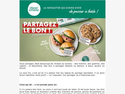 Box gourmandes à partager au bureau...oui mais comment 