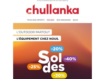 Soldes activés ✅ Aventure engagée ⛰️