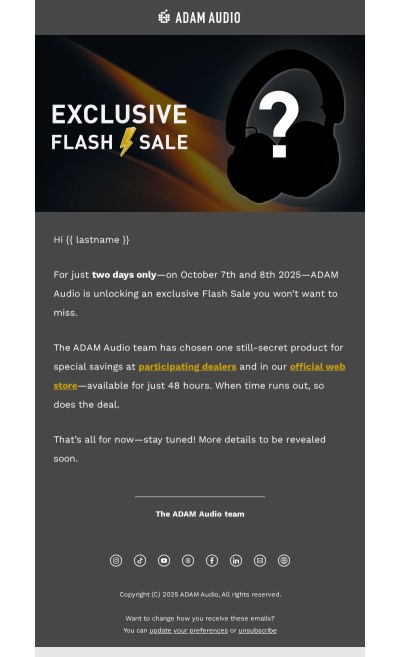 ⏰ Savings Alert! Flash Sale on October 7th & 8th