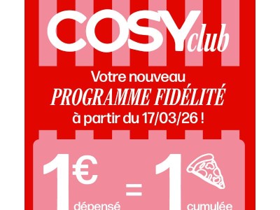 Votre programme de fidélité change ➡️ CosyClub