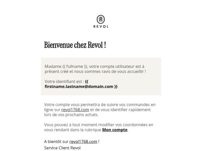 Bienvenue chez Revol !