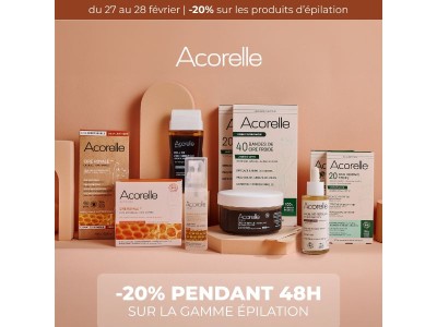 Épilation : profitez de -20% pendant 48h ! ✨