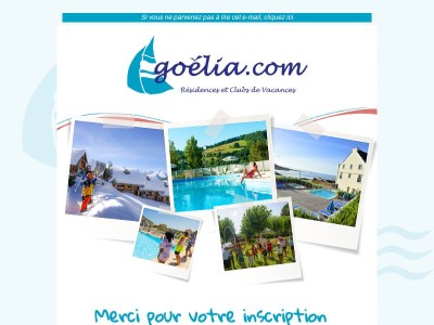 Merci de votre inscription ! 🌞