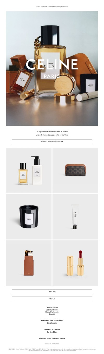 Les signatures Haute Parfumerie et Beauté