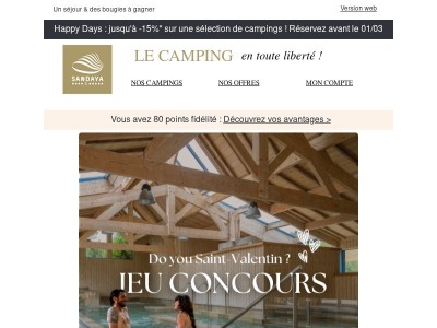 Jeu concours Saint-Valentin : Sandaya joue les Cupidons❤️