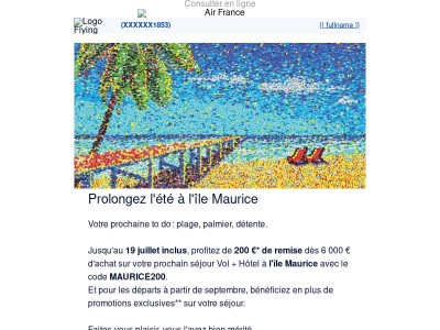 200 € de remise sur votre séjour à l'île Maurice