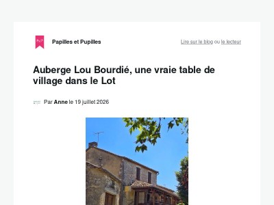 Auberge Lou Bourdié, une vraie table de village dans le Lot